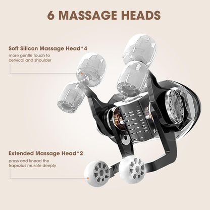 Neck & Cervical Massager – Vitalex | 6D Shiatsu with Heat