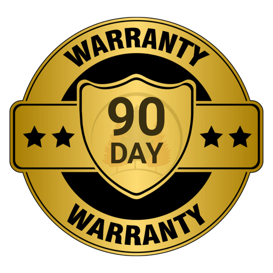 90-day warranty applied